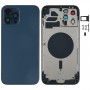 חזרה השיכון כיסוי עם SIM Card מגש ו מפתחות Side ו מצלמה עדשה עבור iPhone 12 Pro מקס (כחול)