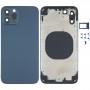 חזרה השיכון כיסוי עם מראה חיקוי של iP12 עבור iPhone X (כחול)