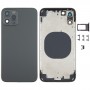 חזרה השיכון כיסוי עם חיקוי מראה של פרו iP12 עבור iPhone X (שחור)