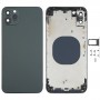 חזרה השיכון כיסוי עם חיקוי מראה של iP12 מקס Pro עבור iPhone XS מקס (שחור)