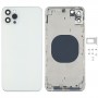 חזרה השיכון כיסוי עם חיקוי מראה של iP12 מקס Pro עבור iPhone XS מקס (לבן)