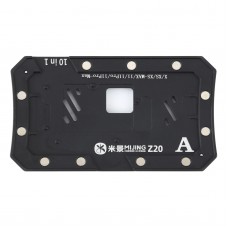 MiJing Z20 10 ב 1 עבור מחברים פלטפורמת BGA Reballing סטנסיל iPhone X  12 מקס פרו