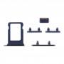 מגש כרטיס SIM + צד מקשים עבור iPhone 13 מיני (כחול)