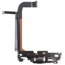 טעינת נמל כבל Flex עבור iPhone 13 Pro מקס (שחור)