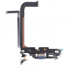 טעינה נמל כבל Flex עבור iPhone 13 Pro מקס (כחול)