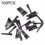 100 PCS טעינה ברגים נמל עבור iPhone 13 Pro מקס (כחול)