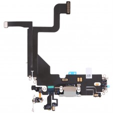טעינה נמל כבל Flex עבור iPhone 13 Pro (כסף)