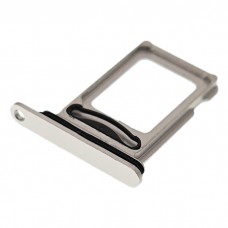 SIM + כרטיס SIM מגש עבור iPhone 13 Pro (כסף)