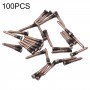 100 PCS טעינה ברגים נמל עבור iPhone 13 Pro (זהב)