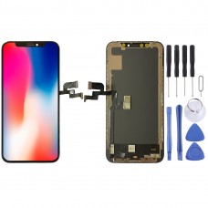 GX OLED חומר LCD מסך digitizer מלא הרכבה עבור iPhone X