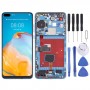 מסך LCD ו Digitizer מלא הרכבה עם מסגרת עבור Huawei P40 (כחול)