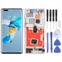 מסך LCD המקורי digitizer מלא הרכבה עם מסגרת עבור Huawei Mate 40 Pro (כסף)