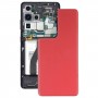 סוללה חזרה כיסוי עבור Samsung Galaxy S21 Ultra 5G (אדום)