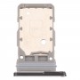 מגש כרטיס SIM + מגש כרטיס ה- SIM עבור Samsung Galaxy S21 - S21 + - S21 Ultra (שחור)