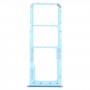 מגש כרטיס SIM + מגש כרטיס ה- SIM + מיקרו SD כרטיס מגש עבור Samsung Galaxy A32 SM-A325 (כחול)