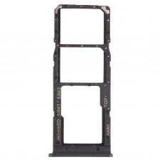מגש כרטיס SIM + מגש כרטיס ה- SIM + מיקרו כרטיס SD עבור Samsung Galaxy A12 SM-A125 (שחור)