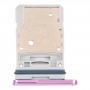 כרטיס כרטיס SIM + מיקרו SD כרטיס מגש עבור Samsung Galaxy S20 FE 5G SM-G781B (סגול)