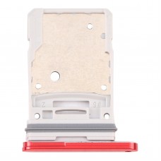 מגש כרטיס SIM + מיקרו SD כרטיס מגש עבור Samsung Galaxy S20 FE 5G SM-G781B (אדום)