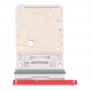 מגש כרטיס SIM + מיקרו SD כרטיס מגש עבור Samsung Galaxy S20 FE 5G SM-G781B (אדום)
