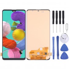 OLED חומר LCD מסך digitizer מלא הרכבה עבור Samsung Galaxy A51 SM-A515 (6.36 אינץ )