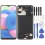 OLED חומר LCD מסך digitizer מלא הרכבה עם מסגרת עבור Samsung Galaxy A30S SM-A307 (שחור)