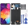 OLED חומר LCD מסך digitizer מלא הרכבה עם מסגרת עבור Samsung Galaxy A50 SM-A505 (שחור)