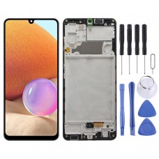 מסך LCD המקורי digitizer מלא הרכבה עם מסגרת עבור Samsung Galaxy A32 SM-A325 (גרסה 4G)