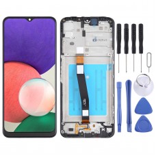 מסך LCD המקורי digitizer מלא הרכבה עם מסגרת עבור Samsung Galaxy A22 5G SM-A226