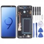 OLED חומר LCD מסך digitizer מלא הרכבה עם מסגרת עבור Samsung Galaxy S9 + SM-G965 (שחור)