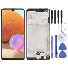 Incell חומר LCD מסך digitizer מלא הרכבה עם מסגרת (לא תמיכה טביעת אצבע זיהוי) עבור Samsung Galaxy A32 4G SM-A325