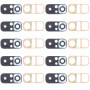 10 יח גב מצלמה עדשה עבור Xiaomi Redmi הערה 10S M2101K7BG M2101K7BI M2101K7BNY (כסף)