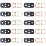 10 יח חזרה מצלמה עדשה עבור Xiaomi Redmi הערה 10S M2101K7BG M2101K7BI M2101K7BNY (שחור)
