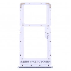 מגש כרטיס SIM + מגש כרטיס ה- SIM - מיקרו SD כרטיס מגש עבור Xiaomi Poco X3 GT 21061110AG (לבן)