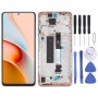 מקורי LCD מסך digitizer מלא הרכבה עם מסגרת עבור Xiaomi Redmi הערה 9 Pro 5g - Mi 10t לייט 5G M2007J17C M2007J17G (רוז זהב ביץ )