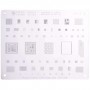 Mijing IPH-15 0.12mm BGA reballing סטנסיל שתילה עבור iPhone 12-12 מיני - 12 Pro - 12 Pro מקס