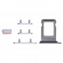 מגש כרטיס SIM + מגש כרטיס SIM + מפתחות צד לאייפון 14 Pro (סגול)