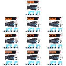 10 מחשב רמקול רשת אבק אבק עם מסגרת לאייפון 13 Pro Max (לבן)