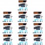 10 מחשב רמקול רשת אבק אבק עם מסגרת לאייפון 13 Pro Max (לבן)