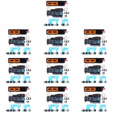 10 יח רמקול רשת אבק אבק עם מסגרת לאייפון 13 Pro Max (זהב)