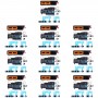 10 יח רמקול רשת אבק אבק עם מסגרת לאייפון 13 Pro Max (אפור)