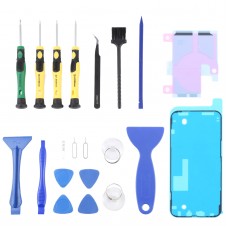 Jiafa JF-8182 21 ב 1 דבק סוללה + מסגרת LCD דבק אטום למים + כלי תיקון לאייפון 13 Pro Max