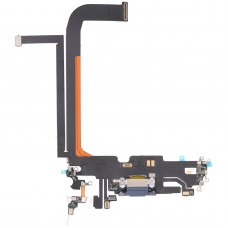 עבור iPhone 13 Pro Max Tharging Port Flex Cable (כחול)