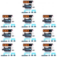 10 יח רמקול רשת אבק אבק עם מסגרת לאייפון 13 Pro (אפור)