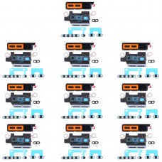 10 מחשב רמקול רשת אבק אבק עם מסגרת לאייפון 13 Pro (לבן)