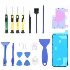 Jiafa JF-8182 21 ב 1 דבק סוללה + מסגרת LCD דבק אטום למים + כלי תיקון לאייפון 12 Pro Max