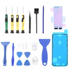Jiafa JF-8182 21 ב 1 דבק סוללה + מסגרת LCD דבק אטום למים + כלי תיקון לאייפון 12 מיני