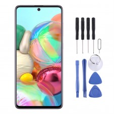 מסך LCD Super AMOLED מקורי לסמסונג גלקסי A71 5G UW SM-A716V עם דיגיטייזר הרכבה מלאה