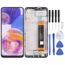 מסך LCD מקורי עבור Samsung Galaxy A23 SM-A235F Digitizer הרכבה מלאה עם מסגרת