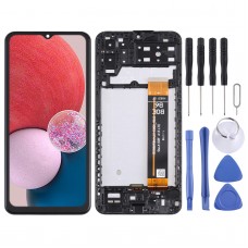 מסך LCD מקורי עבור Samsung Galaxy A13 4G SM-A135F Digitizer הרכבה מלאה עם מסגרת