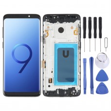 מסך LCD TFT עבור Samsung Galaxy S9+ SM-G965 Digitizer הרכבה מלאה עם מסגרת (שחור)